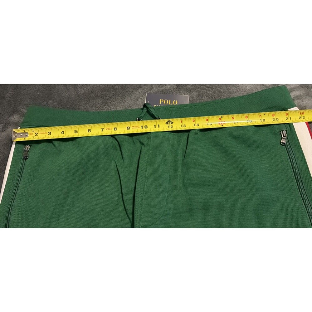 2XB POLO RALPH LAUREN Men's Green/red/white Shorts - Picture 9 of 11